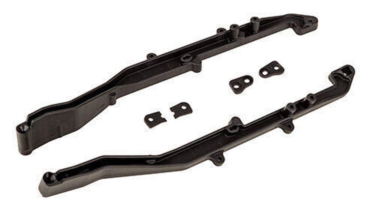RC10SC6.4 FT Side Rails and Tower Wedges, carbon