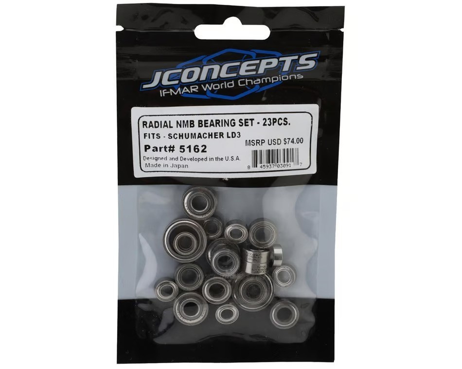 Schumacher LD3 Radial NMB bearing set, 23pc