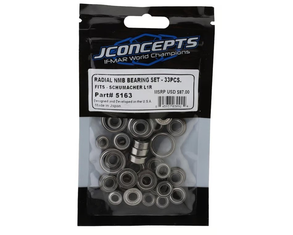 Schumacher L1R Radial NMB bearing set, 33pc