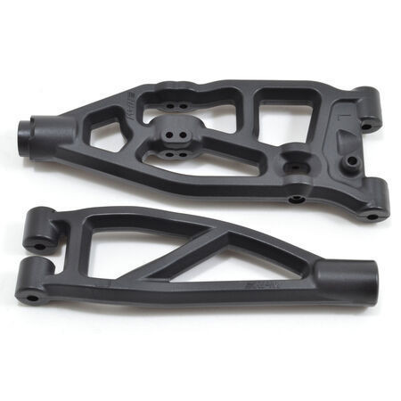 Front Left Upper & Lower A-arms: ARRMA V5 6S BLX & EXB Trucks, Black