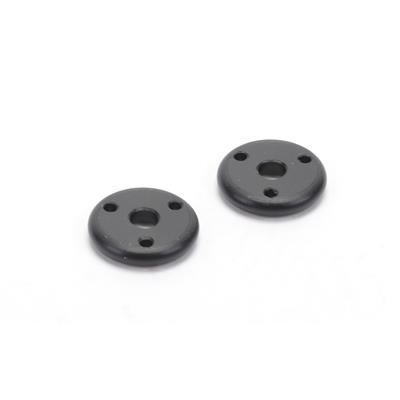 Schumacher 3-Hole Rounded Piston (Black) (2)
