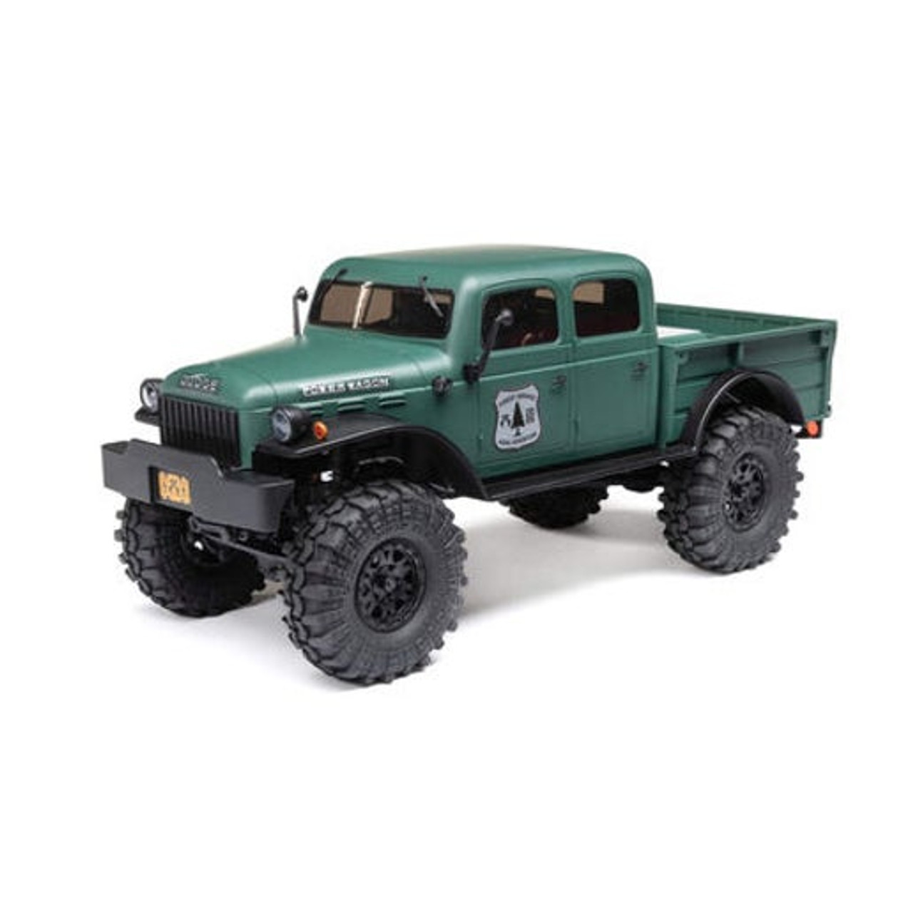 1/24 SCX24 Dodge Power Wagon 4WD Rock Crawler Brushed RTR, Green
