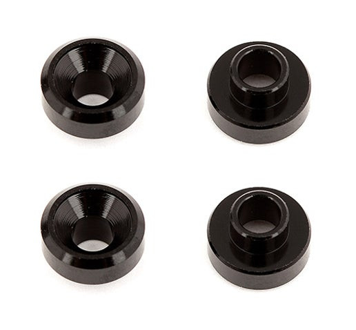 Team Associated Aluminum Servo Washers (Black)