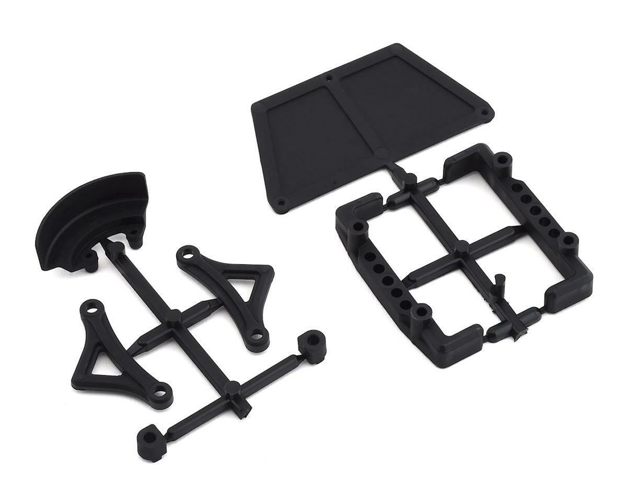 Yokomo YZ-2T Battery Holder, Radio Tray & Spur Gear Cover Set,