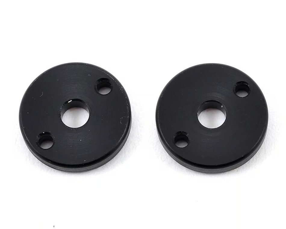 Yokomo "X" Shock Piston (Black) (2) (2 Hole/1.6mm),