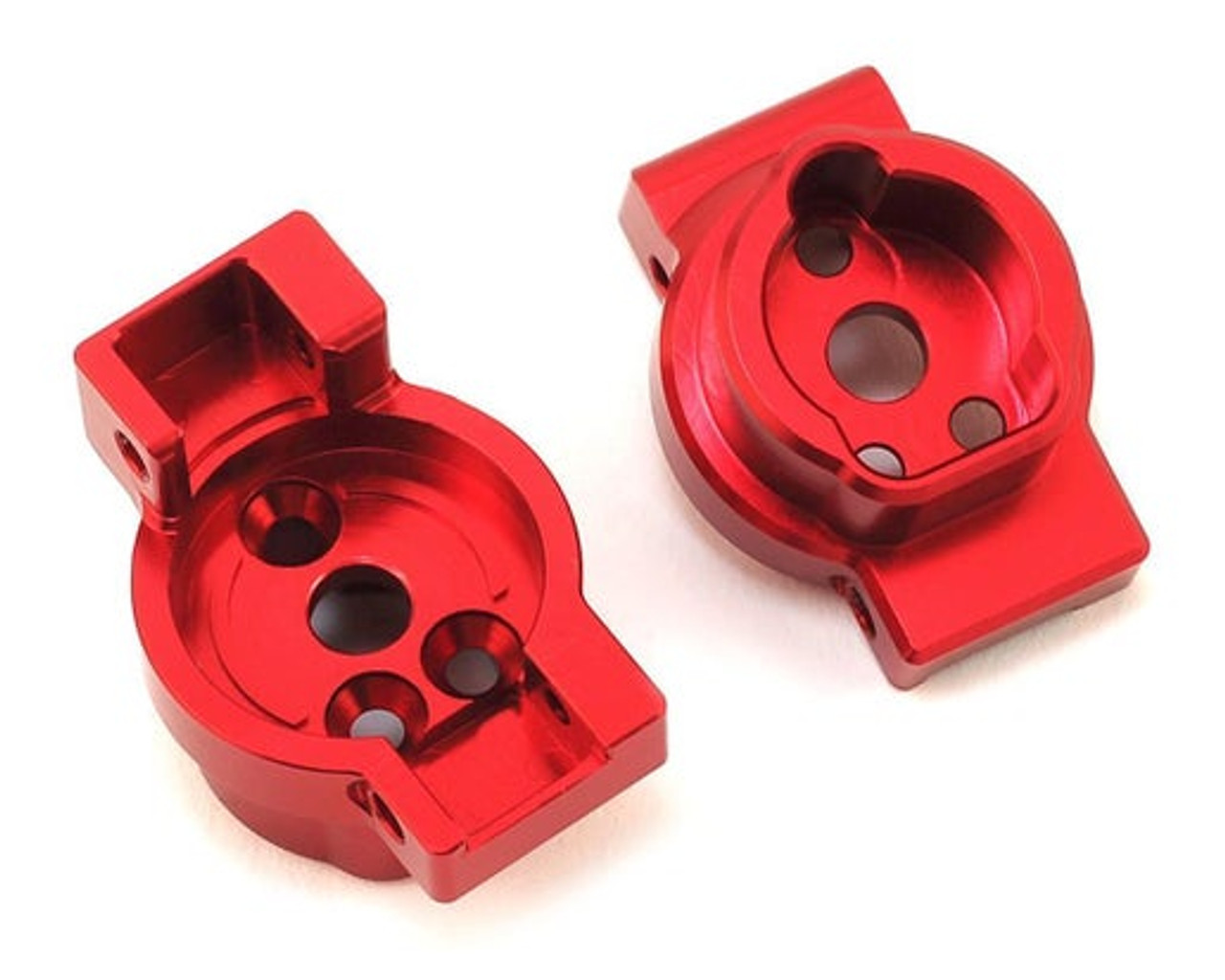 Traxxas TRX-4 Aluminum Rear Portal Drive Mount (2) (Red)