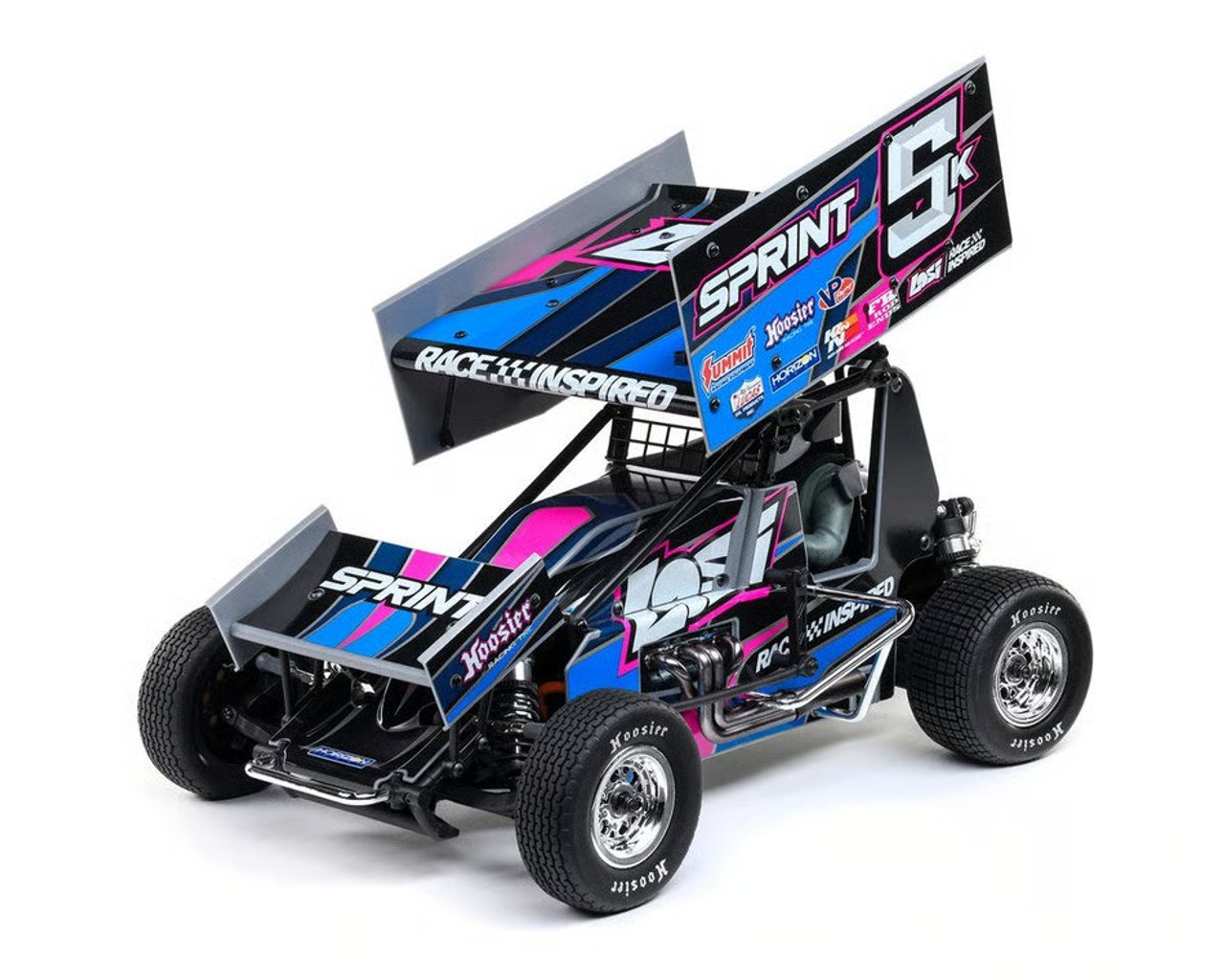 Losi 22S 1/10 Brushless 2WD RTR Sprint Car (Blue) w/SLT2 2.4GHz Radio