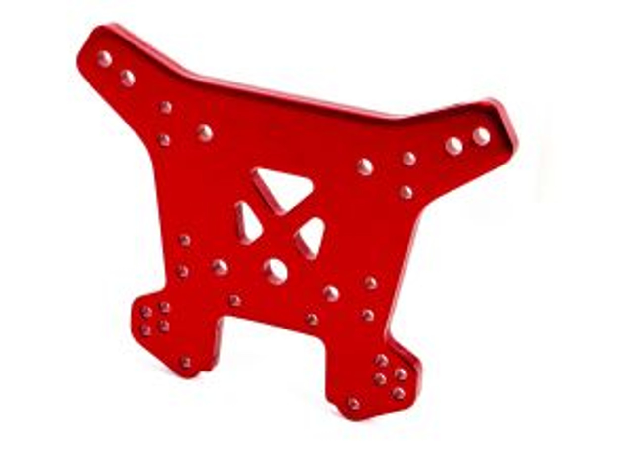Red 6061-T6 Aluminum Rear Shock Tower