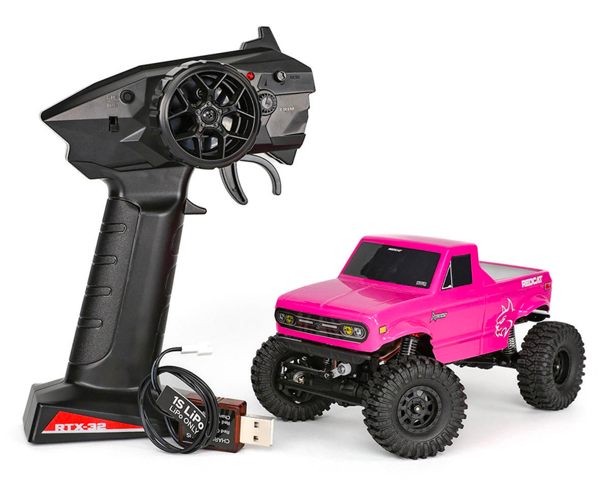Redcat Ascent-32 1/32 4WD RTR Rock Crawler (Pink) w/2.4GHz Radio, Battery & Charger (1)