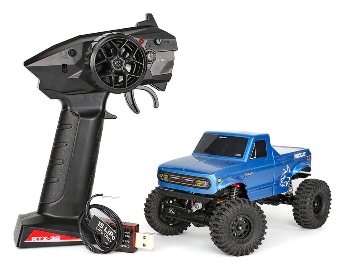 Redcat Ascent-32 1/32 4WD RTR Rock Crawler (Blue) w/2.4GHz Radio, Battery & Charger (1)