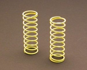 Custom Works 1.75" Shock Spring (2) (5lb/Yellow)