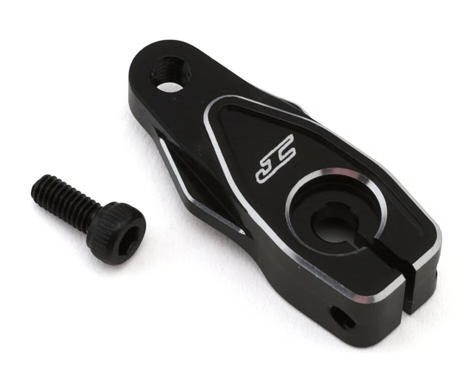 JConcepts RC10B7 16.5mm Aluminum Clamping Servo Horn (Black) (25T-Futaba/Savox/ProTek)