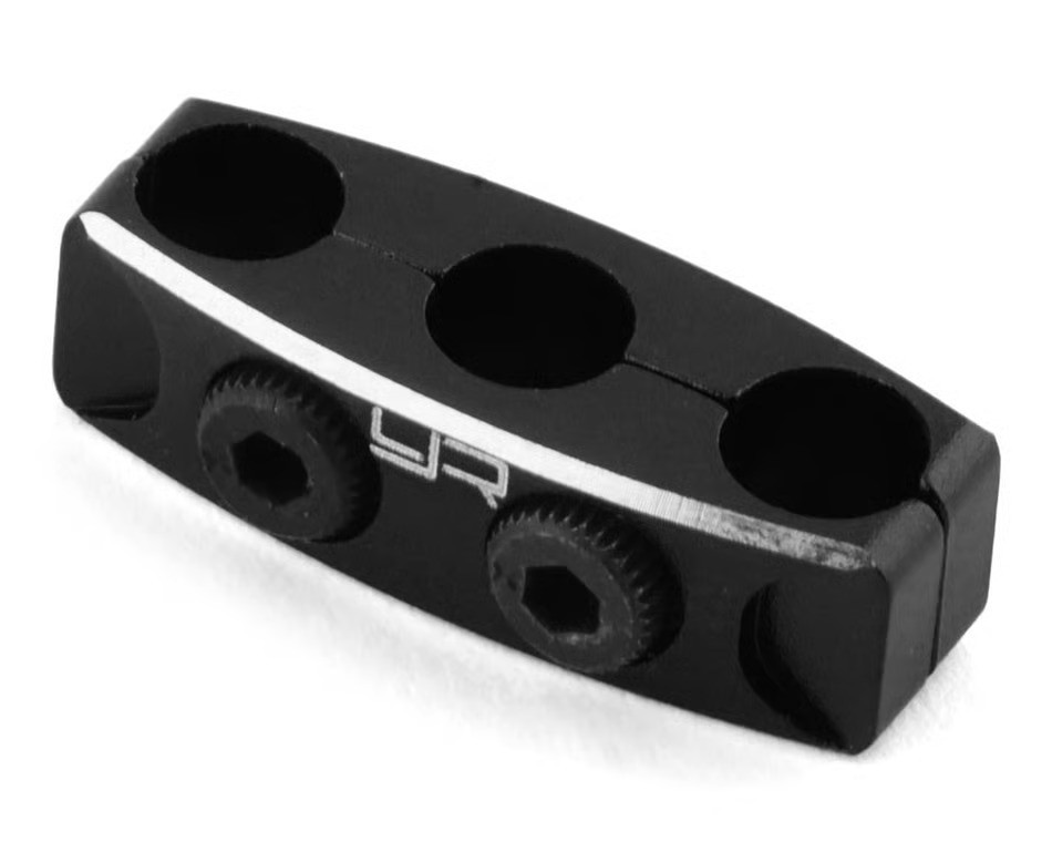 Yeah Racing 12-14AWG Aluminum Wire Organizer Clamp (Black)