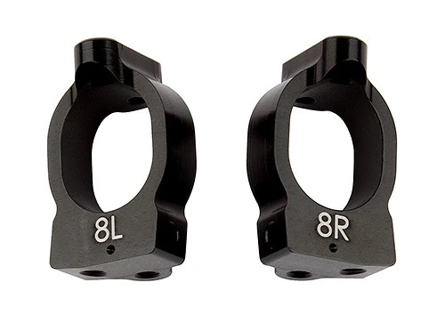 Team Associated B74 8° Aluminum Caster Block Set