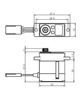 Micro Digital High Voltage Aluminum Case Servo 0.05sec / 69oz @ 7.4V