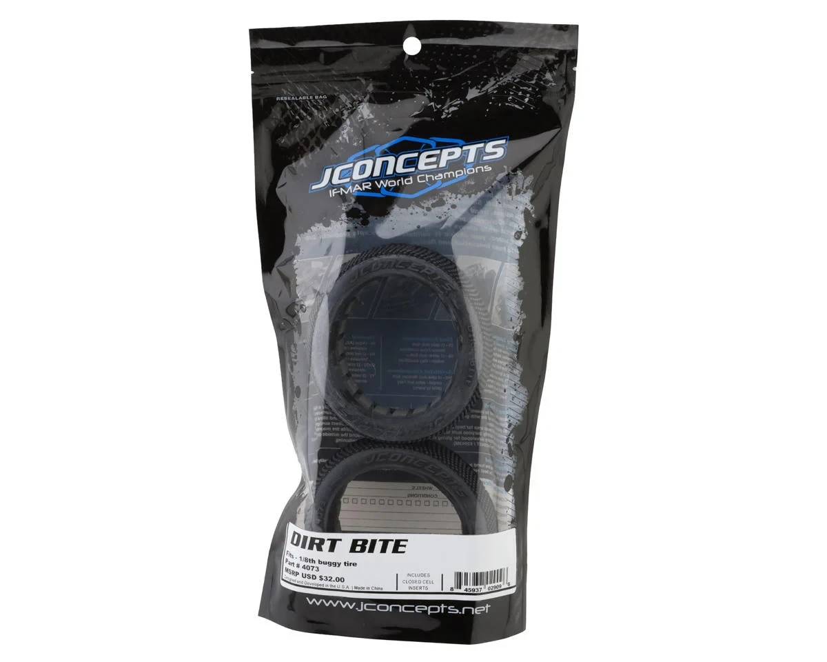 JConcepts Dirt Bite 1/8 Off-Road Buggy Tires (2) (Green)