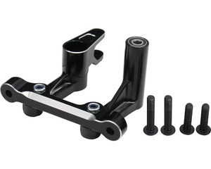Hot Racing Losi Super Baja Ray/Rock Rey Aluminum Steering Bellcrank Set (Black),