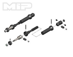 Traxxas X-Duty Front CVD Drive Kit