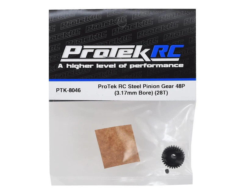 Lightweight Steel 48P Pinion Gear (3.17mm Bore) (28T)
