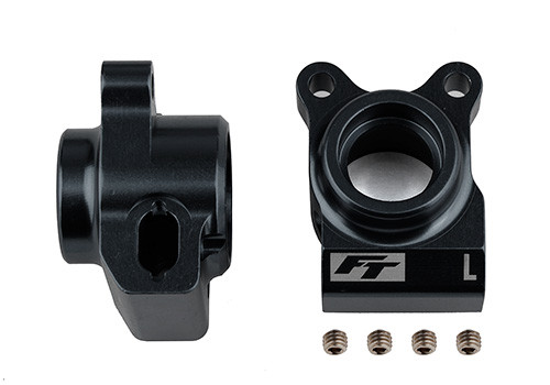RC10B6.2 Factory Team Aluminum Rear Hubs (Black)