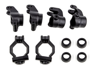 RIVAL MT8 Caster & Steering Blocks, Rear Hubs Set