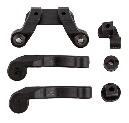 RC10B6.4 Front Wing Mount,Fan Mounts,Shim Set