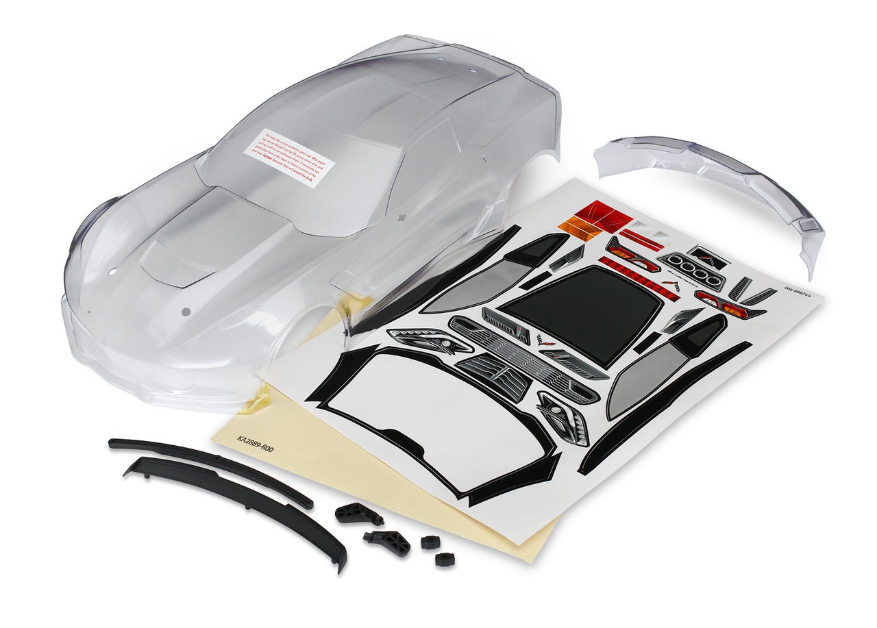 BODY 4-TEC 2.0 CORVETTE CLR
