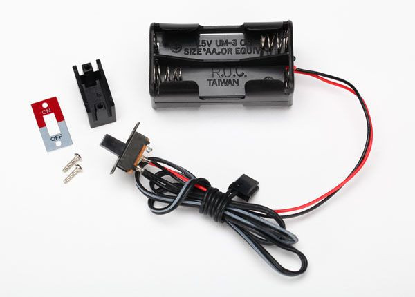 4-Cell Battery Holder w/Switch,