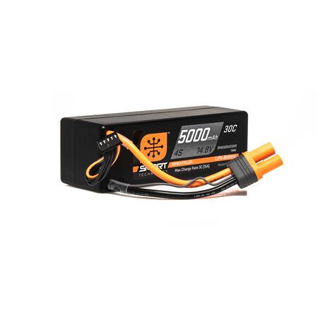 RC 4S Smart LiPo Hard Case Battery Pack w/IC5 Connector (14.8V/5000mAh)