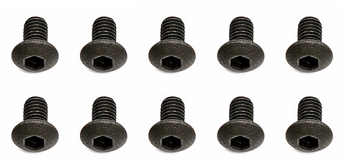 Team Associated 3x0.5x5mm Button Head Screw (6),