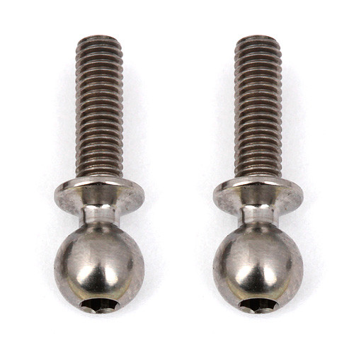 Team Associated 10mm Factory Team Heavy Duty Titanium Ball Stud Set (2),