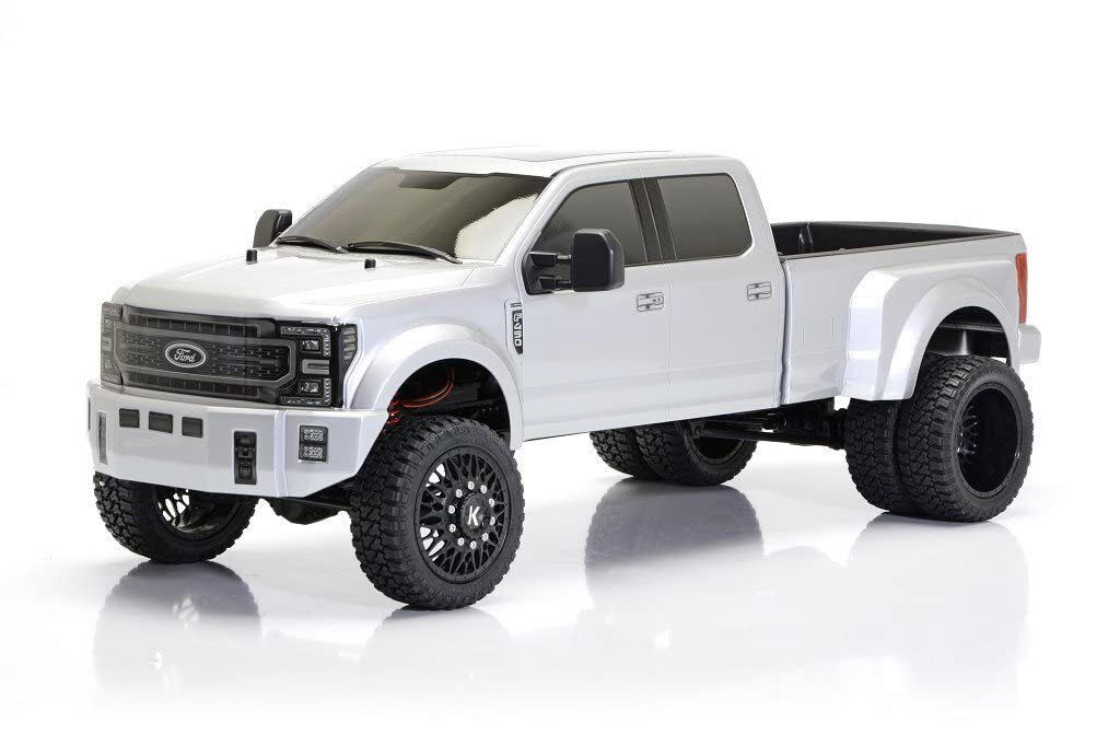 Ford F450 SD KG1 Edition 1/10 RTR Custom Truck (Silver Mercury) w/2.4GHz Radio