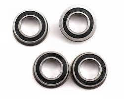 8x14x4 Flanged Rubber Seal Ball Bearing (4): 8X, 8XE