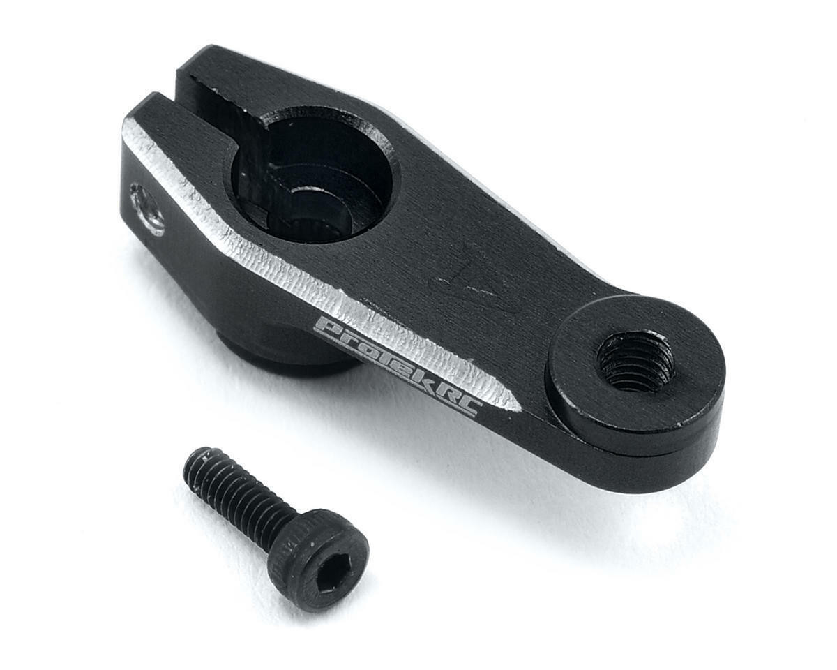 Aluminum Team Associated 1/10 Clamping Servo Horn (Black) (24T-Hitec)