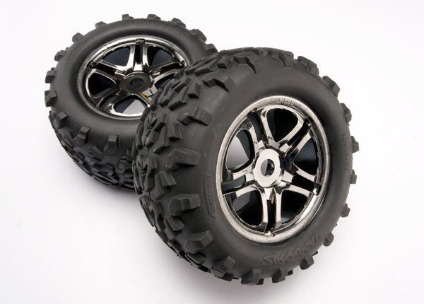 T&W SS BLK CHRM/MAXX TIRE 6.3