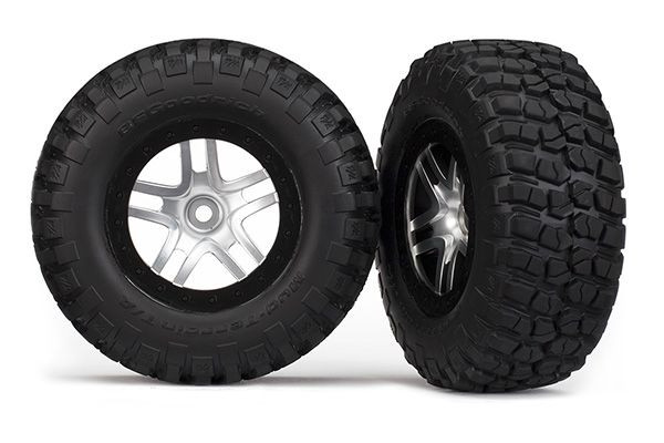 BFGoodrich Mud TA Rear Tires (2) (Satin Chrome) (Standard)