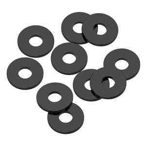 3x8x0.75mm Precision Aluminum Shims - Black - 10pcs