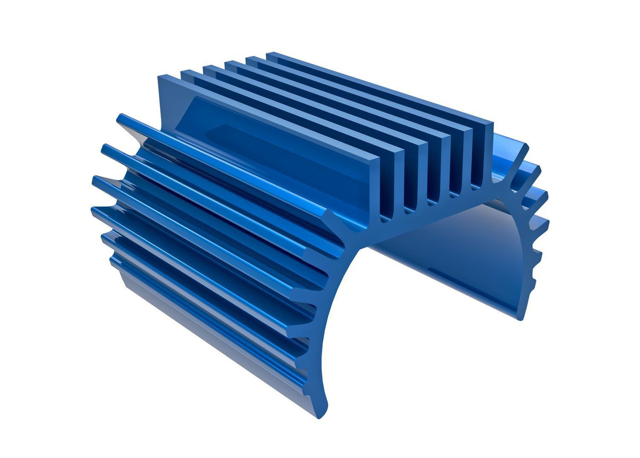 HEAT SINK TITAN 87T MOTOR BLUE
