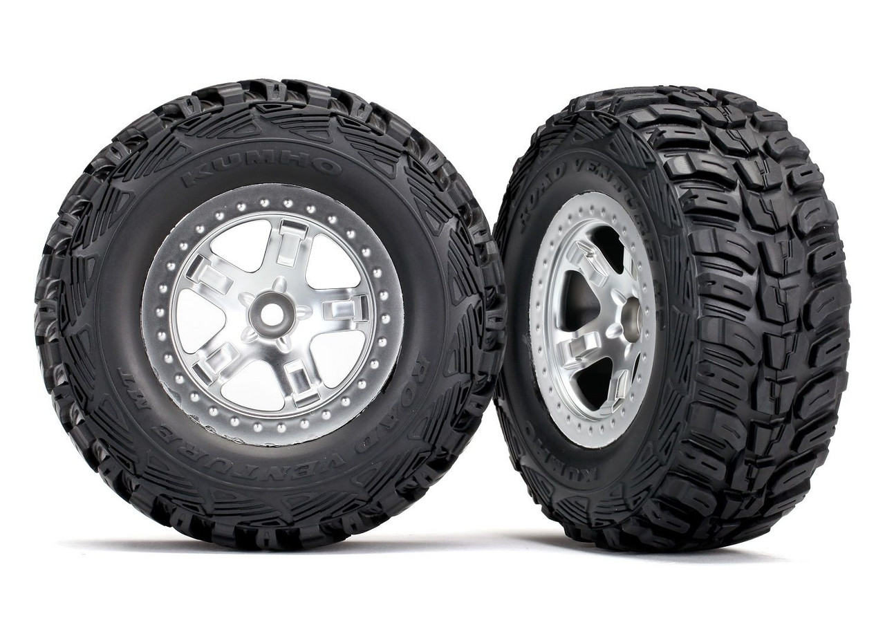 Kumho Venture MT Tire w/SCT Front Wheel (2) (Satin Chrome)