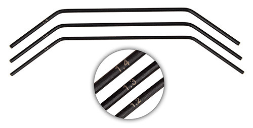 Team Associated T6.1/SC6.1 Front Anti-Roll Bar Set,