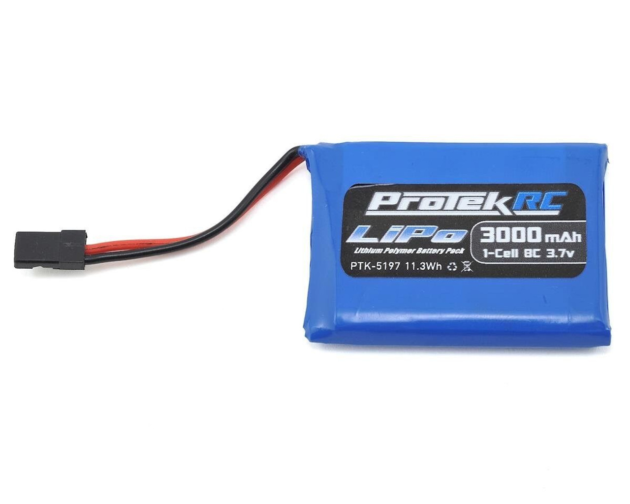1S LiPo Transmitter Battery Pack (3.7V/3000mAh) (Sanwa MT-44)