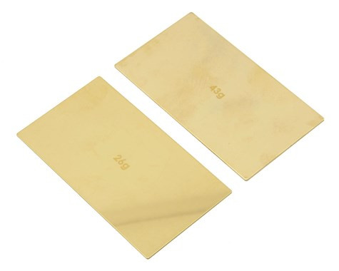 Associated Brass Under Battery Weights B6