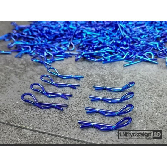 Bittydesign 1/10 Body Clips (Blue)