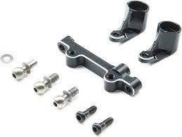 Mini-T 2.0 Aluminum Bellcranks & Drag Link (Black)