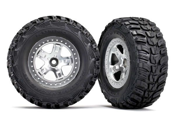 Kumho Venture MT Tire w/SCT Front Wheel (2) (Satin Chrome) (Standard)