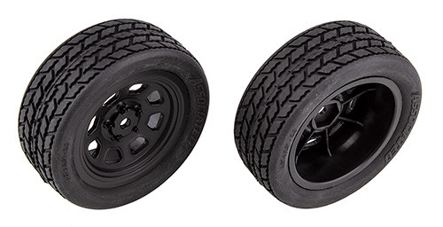 SR10 Front Wheels with Street Stock Tires, mounted