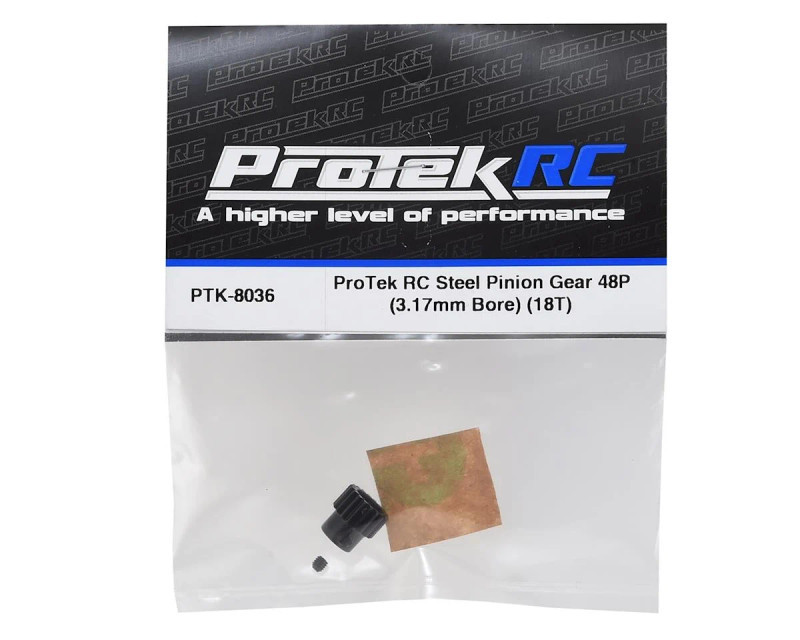 Lightweight Steel 48P Pinion Gear (3.17mm Bore) (18T)