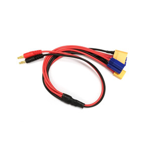 4-Function Charge Adapter to Male 4mm Bullets (XT60, XT90, EC3, EC5) ,