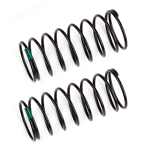 Team Associated 12mm Front Shock Spring (2) (Green/3.10lbs) (44mm long)