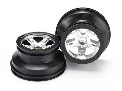 WHEELS SCT STN CHROME BLK 2.2